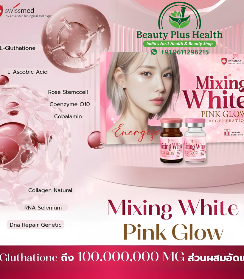 Swismed Mixing White Pink Glow Glutathione Injection
