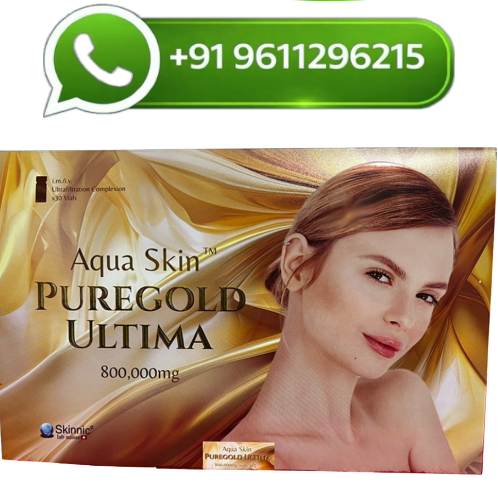 Aqua Skin PureGold Ultima 800,000mg Glutathione Injection