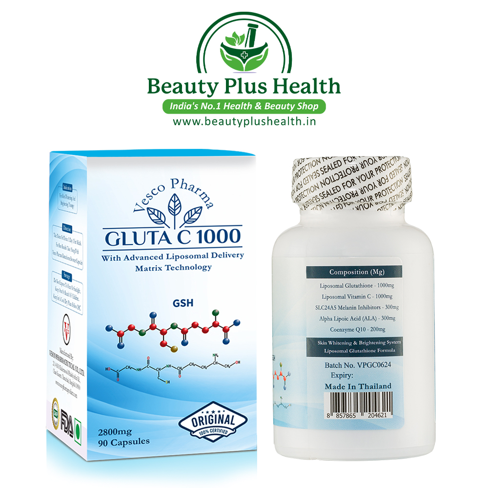 Vesco Pharma Gluta C 1000 Glutathione Capsules
