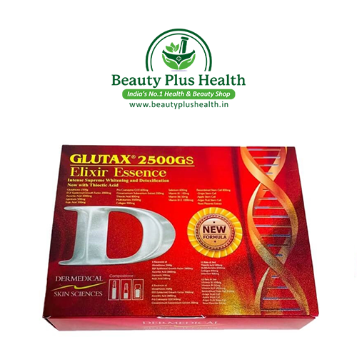 Glutax 2500gs Elixir Essence Glutathione Whitening Injections