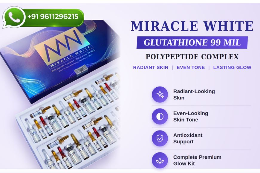 Miracle White 99,000,000mg Glutathione Injection: 12 Key Ingredients, Benefits & Safety Guide