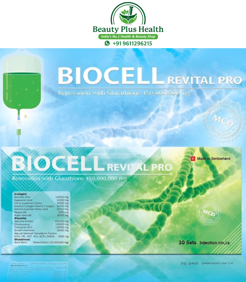 Biocell Revital Pro Renovation With Glutathione 150,000,000 mg Injection