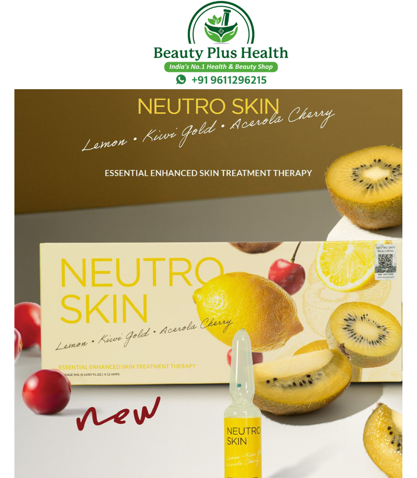 Neutro Skin Lemon, Kiwi Gold, Avocado Cherry Collagen & Vitamin C Injection