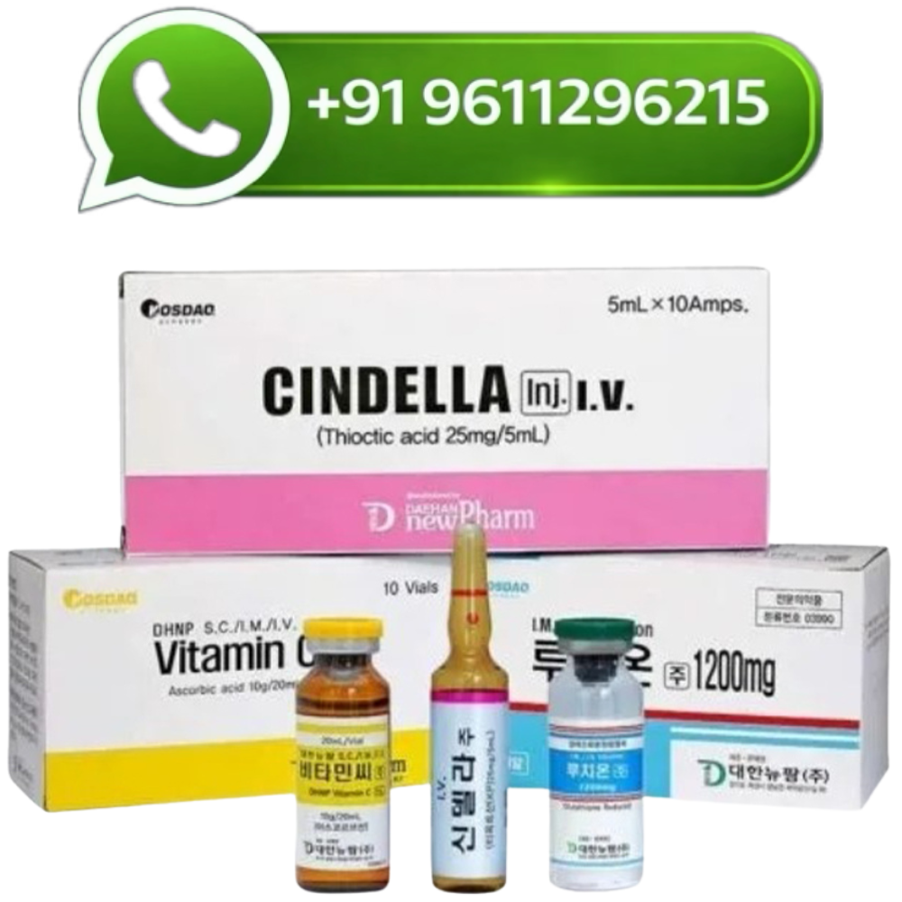 Cindella 1200mg Glutathione Injections with  KFDA Seal