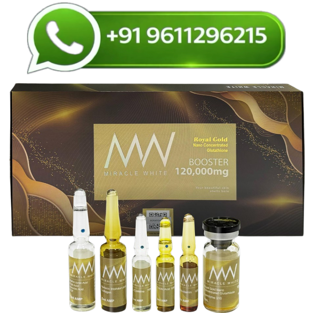 Miracle White Royal Gold 120000mg Glutathione Booster Injection