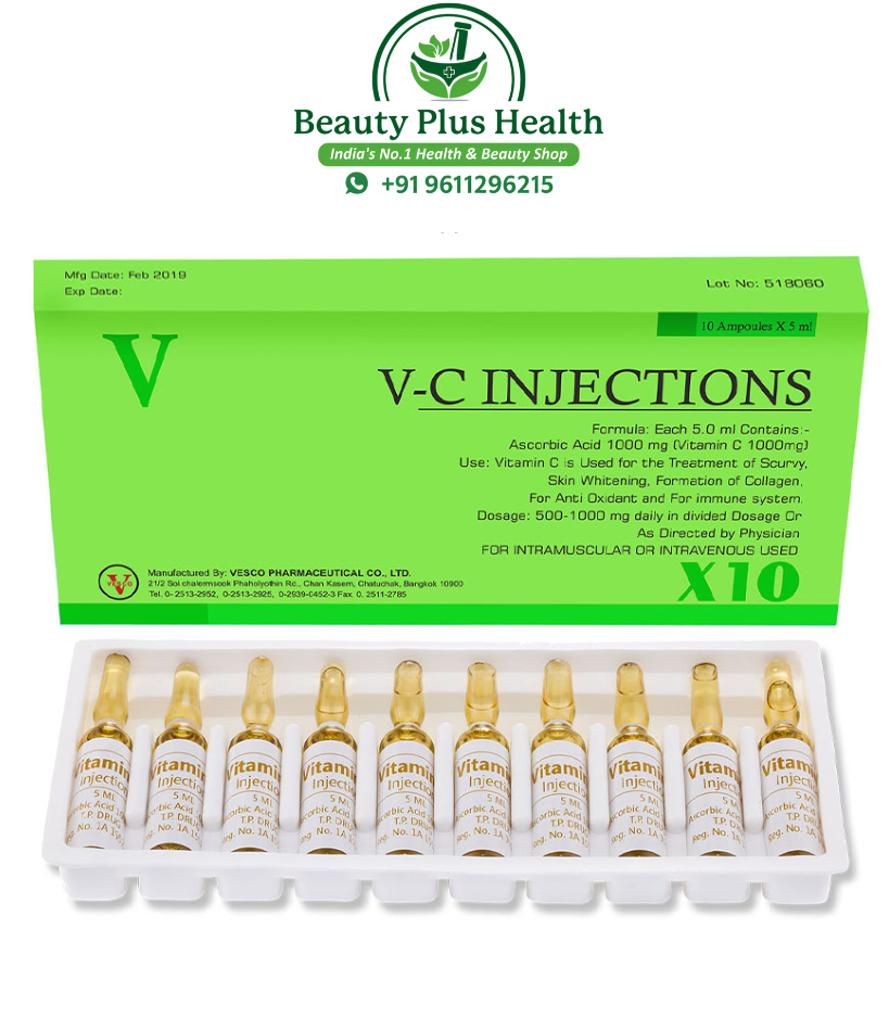 Vitamin C Injection By Vesco Pharma Ascorbic Acid 1000mg