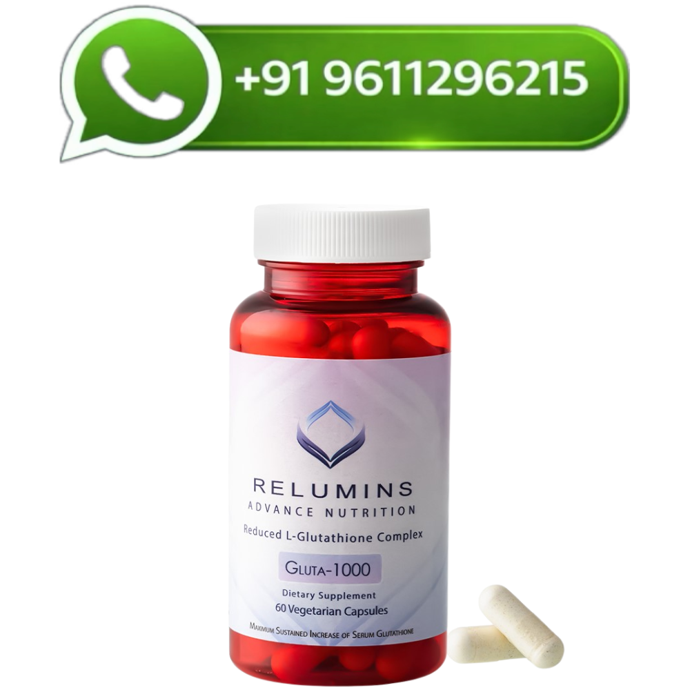 Relumins 1000mg Reduced Glutathione 60 Capsules